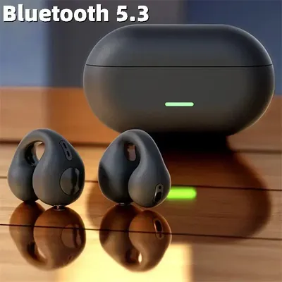새로운 오리지널 T75 골전도 무선 블루투스 5.3 헤드폰 스포츠 이어폰 HiFi 음질 방수 TWS 헤드셋